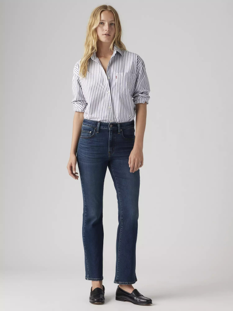 Женские джинсы Levi's 725 с высокой посадкой 1163193576 (Синий W26 L27)