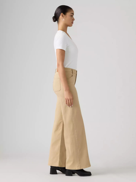 Женские джинсы 318 Shaping Wide-Leg Levi's 1163342503 (Бежевый W25 L32)