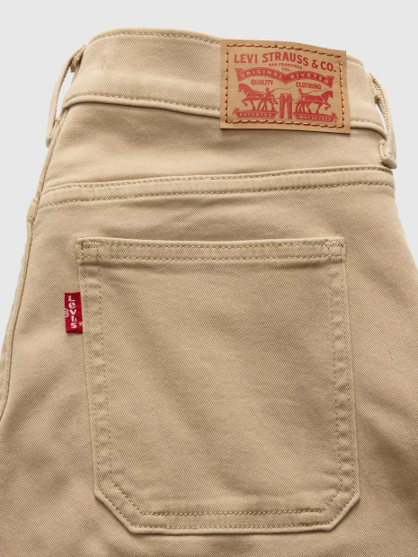 Женские джинсы 318 Shaping Wide-Leg Levi's 1163342503 (Бежевый W25 L32)