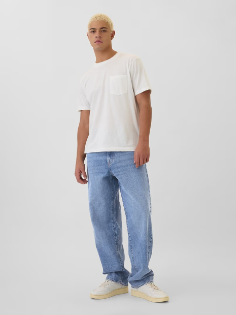 Мужские джинсы Baggy GAP 1163369460 (Голубой W36 L30)