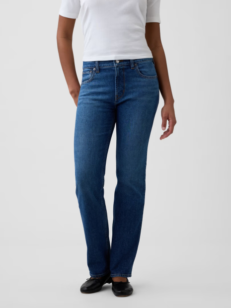 Женские джинсы Slim Straight GAP 1163393719 (Синий 29)