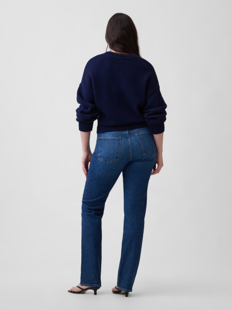 Женские джинсы Slim Straight GAP 1163393719 (Синий 29)