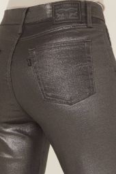 Женские джинсы 724 Levi's с высокой талией 1159840461 (Серый 25)
