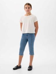 Детские джинсовые капри GAP 1159840966 (Синий 8)