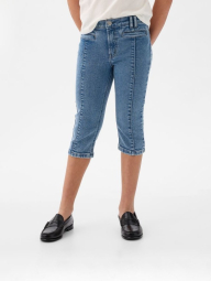 Детские джинсовые капри GAP 1159840966 (Синий 8)