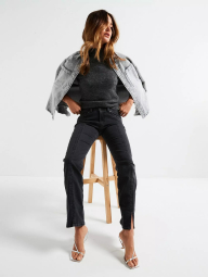 Женские джинсы со швами Levi's 1159841320 (Черный 29)