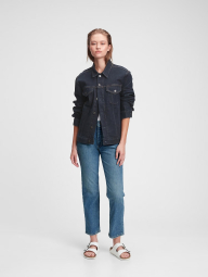 Женские джинсы Gap Cheeky Straight с высокой талией 1159841776 (Синий 34)
