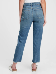 Женские джинсы Gap Cheeky Straight с высокой талией 1159841776 (Синий 34)