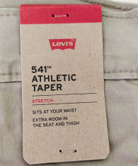 Мужские джинсы 541 Athletic Taper Levi's 1159842514 (Бежевый 38W 30L)