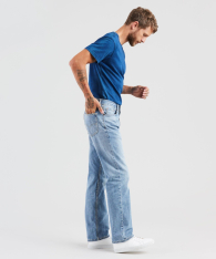Стильные мужские джинсы 505 Regular Fit Levi's 1159842535 (Синий 38W 30L)