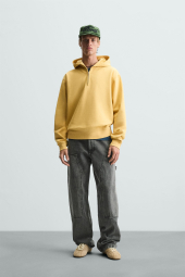 Мужские широкие джинсы ZARA 1159842915 (Серый 42)