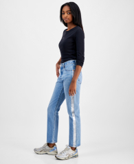 Женские джинсы 501 Levi's с блестящими лампасами 1159845302 (Синий W24 L30)