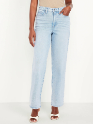 Женские джинсы Old Navy Curvy с высокой посадкой 1159846257 (Голубой 8)