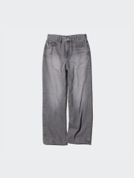 Широкие джинсы UNIQLO 1159846598 (Серый W28 L31)