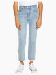 Джинсы для девочки High Rise Ankle Straight Levi's 1159847142 (Голубой 10)