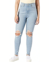 Женские джеггинсы Signature Levi's с рваными деталями 1159850134 (Голубой W26 L34)