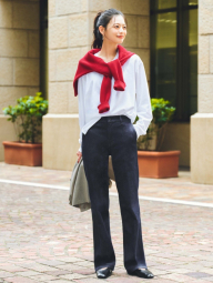 Женские джинсы-клеш UNIQLO 1159851862 (Синий L)