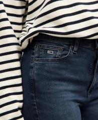 Женские расклешенные джинсы Sylvia Tommy Hilfiger с высокой посадкой 1159852322 (Синий W26 L32)