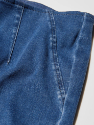 Ультраэластичные узкие джинсы Uniqlo скинни 1159853257 (Синий XL)