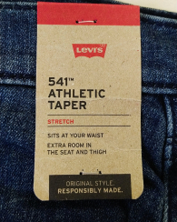 Мужские джинсы Levi's 541 Athletic Taper 1159853301 (Синий 40W 32L)