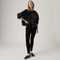 Женские джинсы Levi's 720 скинни 1159854498 (Черный W25 L30)