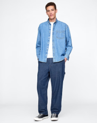 Мужские джинсы Baggy Carpenter GAP 1159854875 (Синий XXL)