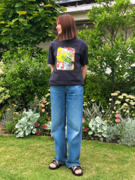 Женские прямые джинсы Uniqlo 1159855805 (Голубой 27)