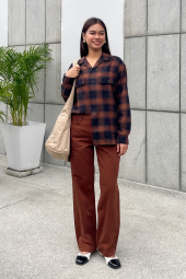 Мужские прямые джинсы JW ANDERSON and UNIQLO 1159855958 (Коричневый 40)