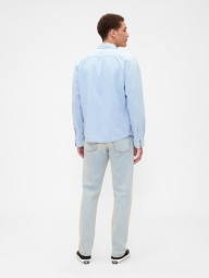 Мужские прямые джинсы GAP 1159856612 (Голубой 31W 30L)