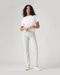Жіночі джинси 501 Levi's в смужку 1159856745 (Блакитний W25 L30)