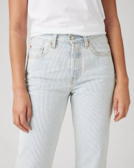 Жіночі джинси 501 Levi's в смужку 1159856745 (Блакитний W25 L30)