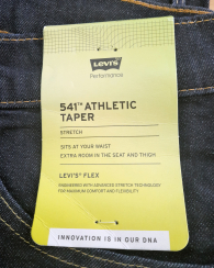 Мужские джинсы Levi's 541 Athletic Taper 1159857271 (Синий 34W 34L)