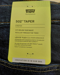 Мужские джинсы 502 Taper Levi's 1159857653 (Синий 44W 32L)