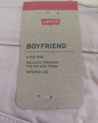 Жіночі джинси Boyfriend Levi's 1159858027 (Рожевий W31 L27)