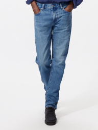 Мужские джинсы UNIQLO узкого кроя 1159858545 (Голубой 30W 32L)