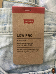 Жіночі джинси Levi's Low Pro 1159860680 (Блакитний 29)