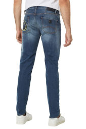 Мужские джинсы Armani Exchange x Smiley Back Pocket Skinny 1159860494 (Синий 40)