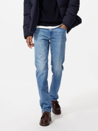 Мужские джинсы UNIQLO узкого кроя 1159860516 (Синий 40W 32L)