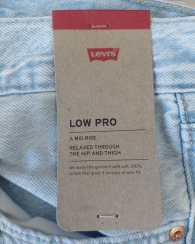 Женские джинсы Levi's Low Pro 1159860210 (Голубой 30)