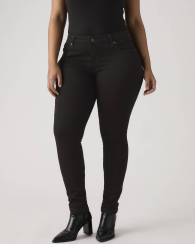 Жіночі джинси 711 Skinny Levi's 1159861809 (Чорний W29 L28)