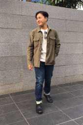 Мужские джинсы UNIQLO 1159861918 (Синий 40W 34L)
