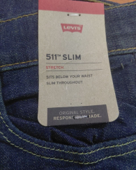 Мужские джинсы 511 Slim Levi's 1159862696 (Синий 30W 34L)