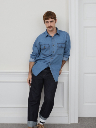 Чоловічі прямі джинси JW ANDERSON від UNIQLO 1159862944 (Синій 34)