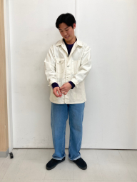 Мужские широкие джинсы UNIQLO 1159863816 (Синий 35)
