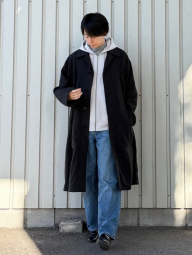 Мужские широкие джинсы UNIQLO 1159863816 (Синий 35)