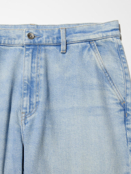 Свободные джинсы UNIQLO 1159864499 (Голубой XL)
