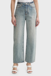 Женские прямые джинсы Armani Exchange 1159865114 (Голубой 30)