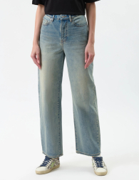 Женские прямые джинсы Armani Exchange 1159865114 (Голубой 30)