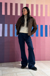 Женские джинсы Uniqlo 1159992367 (Синий 25)