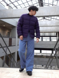 Чоловічі джинси широкі JW ANDERSON UNIQLO 1160013702 (Блакитний 33)